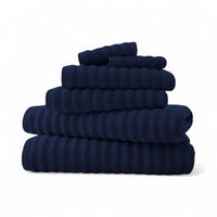 6 PIECE WAVY TOWEL SET | 600GSM
