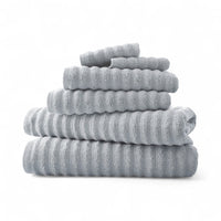 6 PIECE WAVY TOWEL SET | 600GSM