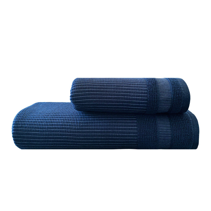 MIDNIGHT RIB | 2 PIECE TOWEL SET