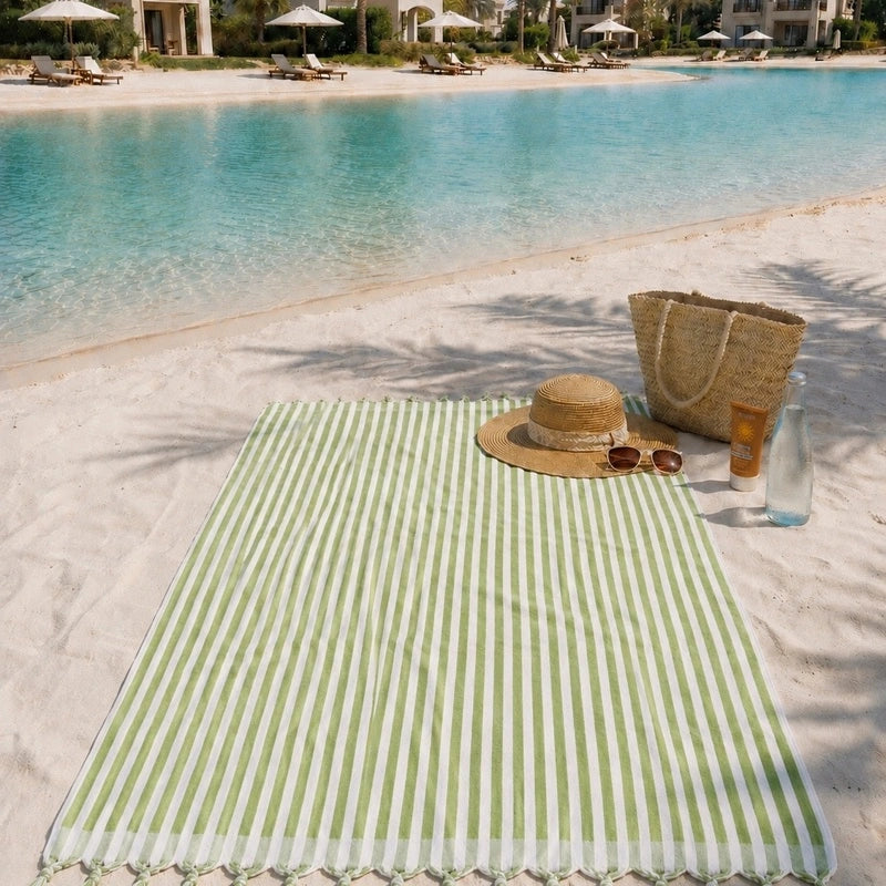 Cabana Stripe Beach Towels