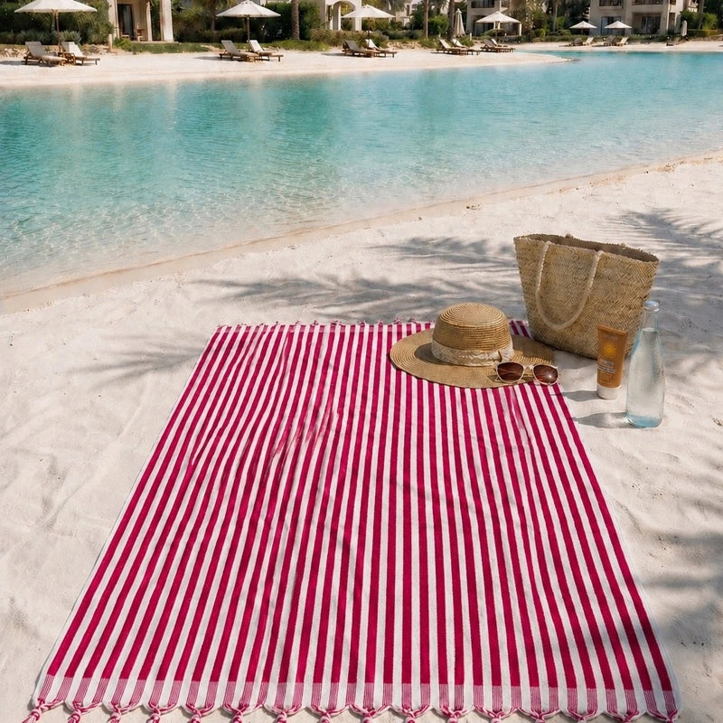Cabana Stripe Beach Towels