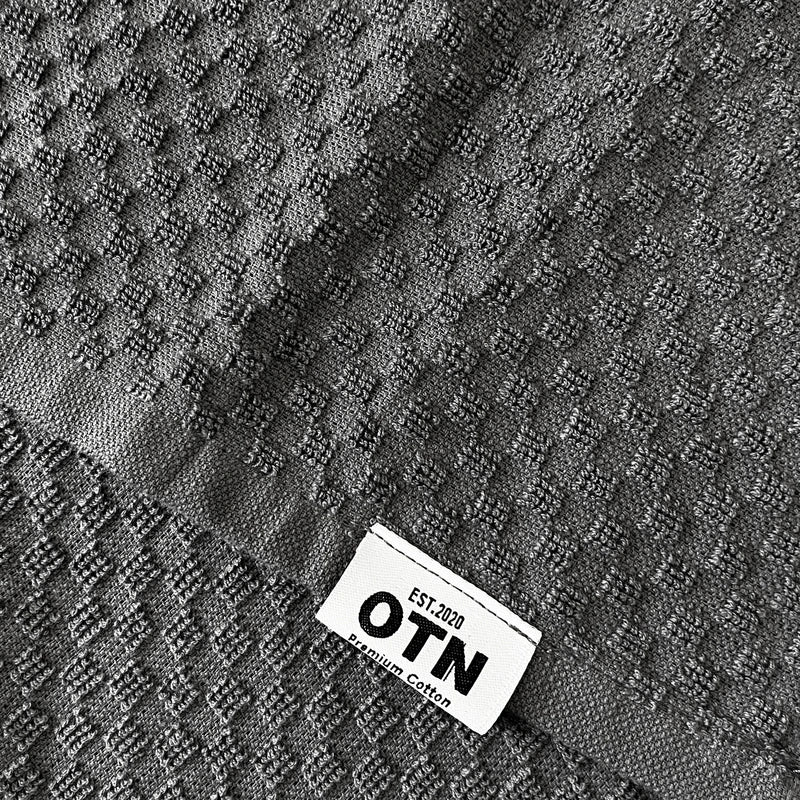 Dark Grey  Kitchen Towels - 3 Towels/Pack