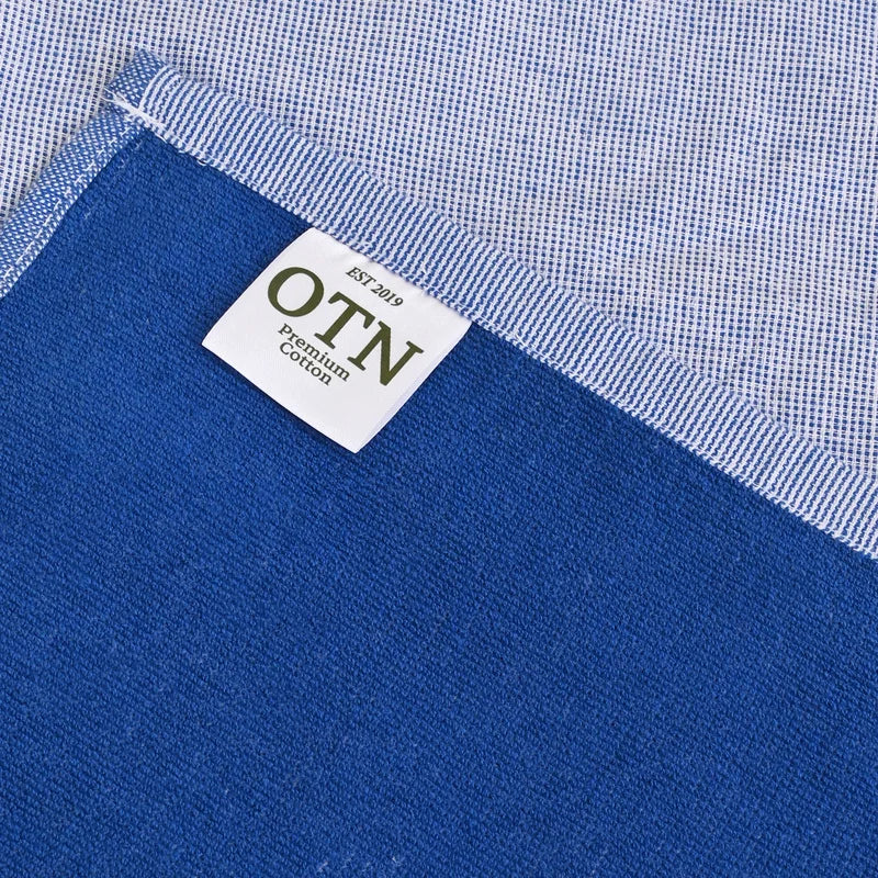 Terry Blue Kitchen Towels - 3 Towels/Pack