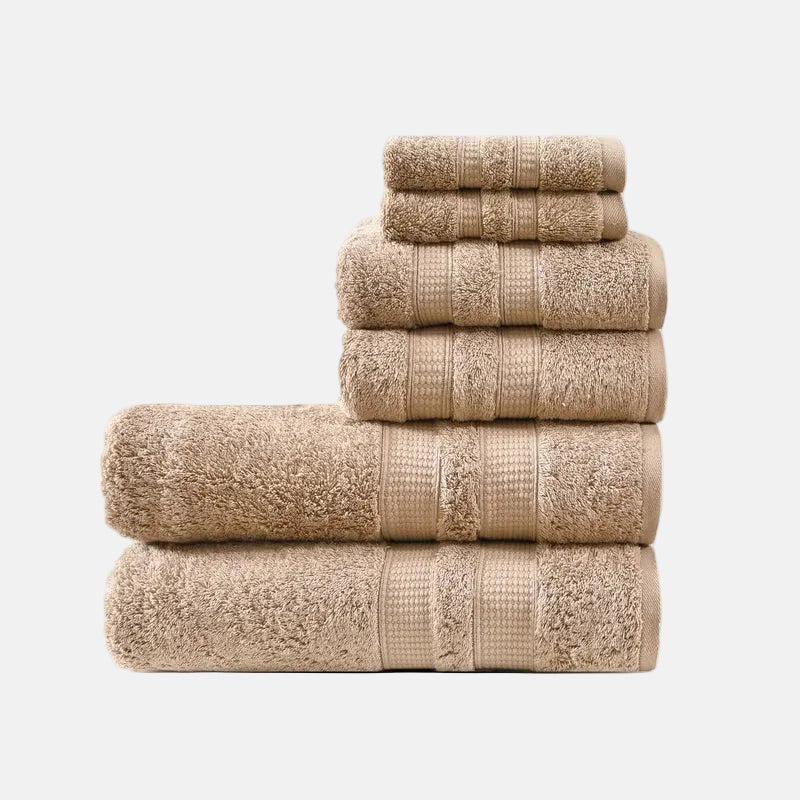 6 PIECE Towel Set (2 Bath 90x150)| 650GSM