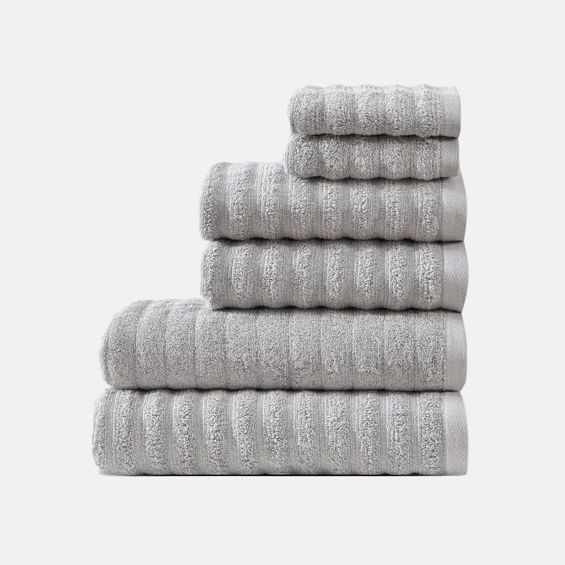 6 PIECE WAVY TOWEL SET | 600GSM