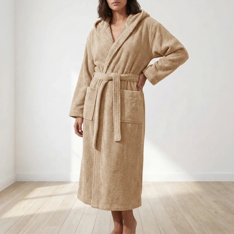 رداء حمام وردي