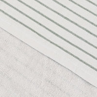 Terry Green Stripes Kitchen Towels - 3 Towels/Pack
